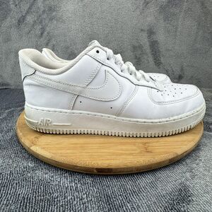 Nike Air Force 1 '07 Shoes Womens Size 10 White Leather Low Sneakers 315115-112